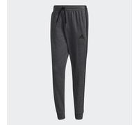 Pantalon Essentials French Terry Tapered Cuff 3-Stripes Dark Grey Heather / Black M