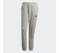Pantalon Essentials French Terry Tapered Cuff 3-Stripes Medium Grey Heather / Black XS