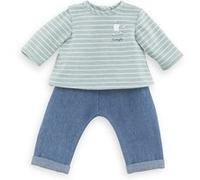 Ensemble Pantalon et Marinière Bords de Loire pour poupon Corolle 36cm blanc TU