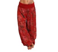 Pantalon Été Femme Leger Ample Tenue Africaine Jupe Culotte Leggings Blanc Rose Ete Noir Fluide Thai Vetement Sarouel Combinaison Vêtements Baggy Homme D'Ete Léger Indien