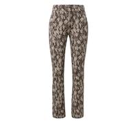 Pantalon évasé classique à taille mi-haute femme COMMA Gris 40