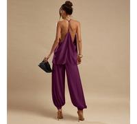 Pantalon évasé élégant en satin pour femmes, couleur jaune gingembre, coupe slim, convient pour les sorties, les brunchs, l'été, les mariages, la lune de miel, les vacances à la plage L,M,S,XL,XS,XXL,