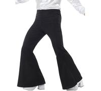 Pantalon évasé, Hommes, Noir - 48191M