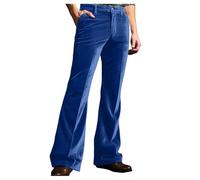 Pantalon évasé pour Homme Pantalon de Carnaval Disco Style Années 70 Disco Décontractés Pantalons À Pattes D'éléphant Confort Déguisement Pantalons évasé Slim à Pattes