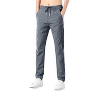 Pantalon Extensible Homme à Séchage Rapide, Pantalon Jogging Homme Taille Élastique Respirant Coupe Classique Ample Slim Grande Taille Décontracté avec Poches pour La Marche Golf Et Sport Pants