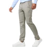 Indicode Hommes INWasling Pants | Pantalon en Coton Stretch avec 5 Poches Lt Grey 32/32