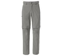 Pantalon extensible total zip VAUDE Farley III Gris 58 Tall