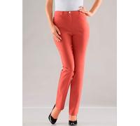 Pantalon féminin à coupe 5 poches classique - Stehmann Comfort line - corail CORAIL 44