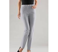 Pantalon féminin à coupe 5 poches classique - Stehmann Comfort line - gris argenté GRIS ARGENTÉ 50