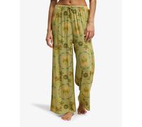 Billabong - Pantalon léger à coupe évasée - Beach Spirit Pants Cedar Green pour Femme - Taille M - Vert Vert M