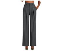 Pantalon Femme Casual Lignes épurées Silhouette harmonieuse Maintien Stable Absence de gêne corporelle résistance aux usages répétés Convenant Vie Quotidienne (Dark Gray, M)