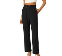 Pantalon Femme Chic Et Elegant Grande Taille Jeans Haute Vetement Noir Ensemble Ample Jean Elastique Robe Yoga Fluide Hiver Grossesse Large Tailleur pour Mariage Stretch Jegging Lin