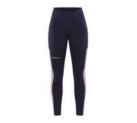 Pantalon femme CRAFT PRO Hypervent bleu foncé et rose L