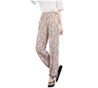 Pantalon Femme Fluide Été Taille Elastique Large Porte Ample Portefeuille a Nouer Combinaison Vetements Pantacourt Grande Homme Bleu Marine Sarouel Blanc Ete Jupe Culotte Leger Léger De Plage Yoga