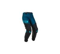 Pantalon femme fly racing lite bleu turquoise noir