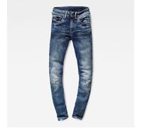 Pantalon femme - G-Star - Arc 3D Mid Skinny L30 - Bleu - Coupe skinny - Taille standard 28/32