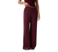 Pantalon femme Guess Olympe Wide Leg Noir XS