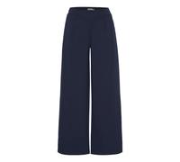 Pantalon femme Ichi Ihkate Sus Long Wide Pa2 Bleu M