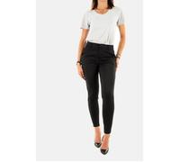Pantalon Femme - Ichi - Kate 194008 - Noir - Taille standard - Coupe élégante - Confortable M