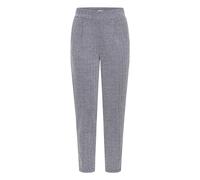 Pantalon femme Ichi Kate Jacquard 8 Bleu 2XL