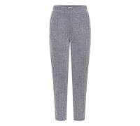 Pantalon femme Ichi Kate Jacquard 8 Bleu S