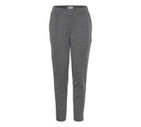 ICHI Pantalon 'IHKate' pierre / noir / blanc, Taille 40