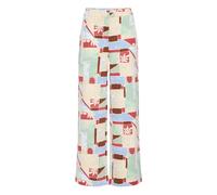 Pantalon femme Ichi Kate Print 31 Rouge M