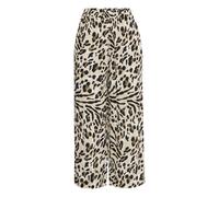 ICHI Pantalon 'IHMARRAKECH' beige clair / marron / noir / blanc, Taille 34