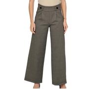 Pantalon Femme - JDY - Geggo Mia - Marron - Carreaux - Taille élastique - 2 poches XS