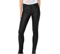 Pantalon Femme JDY New Thunder - Noir - Coupe Skinny - Taille Haute - Tissu Stretch Enduit L