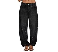 Pantalon Femme Jeans Femme Pantalon Taille Elastique Jean Patte D'Elephant Slim Haute Noir Legging Flared Leggings Wide Leg Grande Polaire Large Kaki Amincissant Chic Et Elegant 32 Tailleur Beige