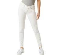 Pantalon femme Lee Scarlett Low Body Optix blanc Skinny Fit W26