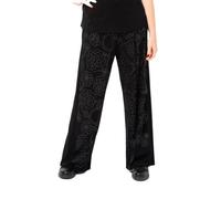 Pantalon Femme - MAMATAYOE - Imprimé point franc - Taille élastique - Broderie S