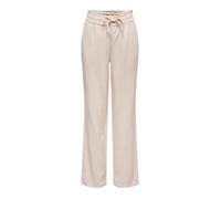 Pantalon Femme - ONLY - Beige - Coupe Slim - Fermeture Lacée - Uni L