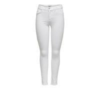 ONLY Jean skinny femme ONLBLUSH Mid Raw Ank Blanc Taille 31W/30L (EU)