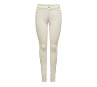 Only Jean ONLBLUSH Mid SK ANK RAW BB Dot écru Taille M/30 Femmes