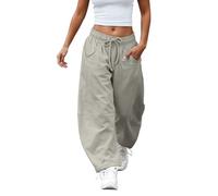 Pantalon Femme, Pantalon de Jogging décontracté avec Poches et Taille élastique, Confortable à Porter au Quotidien et pour se détendre en extérieur.