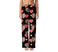 Pantalon Femme Pantalon décontracté féminin Ample et Doux avec Ceinture élastique pour Un Confort Optimal en intérieur ou en Sortie légère (Black, M)