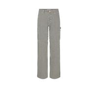Sofie Schnoor - Pantalon Cargo Noir avec Imprimé Rayé - Femme - Pantalons - Multicolore - Taille: 44 FR