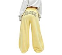 Pantalon Femme Streetwear Large Décontracté Fluide Taille Élastique Coupe Ample Style Tendance Relax Confortable pour Sortie Sport Voyage