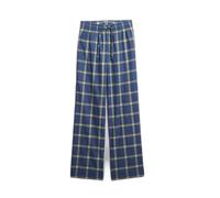 Superdry Pantalon habillé à carreaux extensible Bleu XS Femme