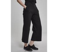 Urban Classics – Pantalon évasé femme en toile – 95% coton, 5% élasthanne – Noir S – Loose Fit