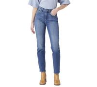 Pantalon Femme - WRANGLER - High Rise Straight - Bleu ciel - Taille haute - Coupe droite 28/34