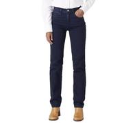 Pantalon Femme Wrangler High Rise Straight - Bleu foncé - Taille haute - Coupe droite 28/30
