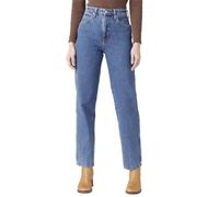 Pantalon Femme - WRANGLER - MOM Straight - Coupe Droite - Couleur Winter hue - Bleu 32/34