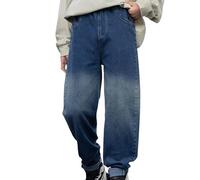 Pantalon Fille 10 Ans - La Garçon Est Élégante Ils Portent des Vêtements Amples Et Tendance des S Et des Rétro (6-16 Ans) (Blue 13-14 Years)