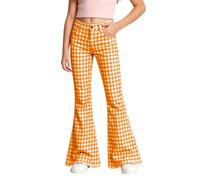 Pantalon Fille ImpriméS à Jambe Large Taille Haute éLastique Ample | Pantalon Patte D'Elephant Enfant Fille Casual Pantalons De SurvêTement Doux Et Solide VêTements Confortable Pour L'Automne