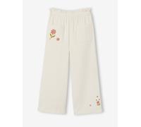 VERTBAUDET Pantalon Fille Large en Gaze de Coton écru 6A