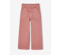 Pantalon fille large MorphologiK fin vieux rose 14A