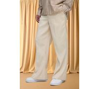 Pantalon flare habillé à broderie homme - pierre - 34, pierre